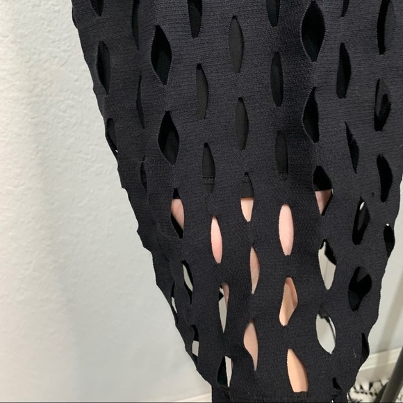 NWT Tracy Reese Black Fitted Tank Midi Dress Size Small $348 - Picture 7 of 9